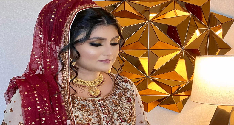 Indian Wedding Hair and Makeup_Blush by Arma_smokey eyes